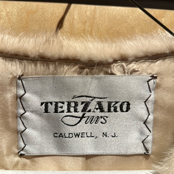 VINTAGE CREAM REAL MINK VEST - PERFECT CONDITION - 1940’s-1950’s - Picture 4 of 4